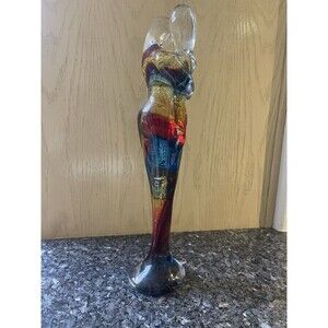Vetro Artistico Murano Glass “inseparabile” Sculpture Lover’s Embrace 18” Statue